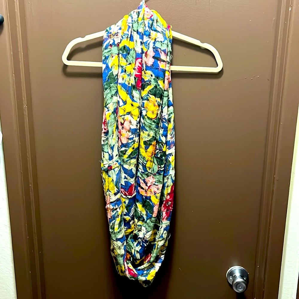 Floral Infinity Scarf